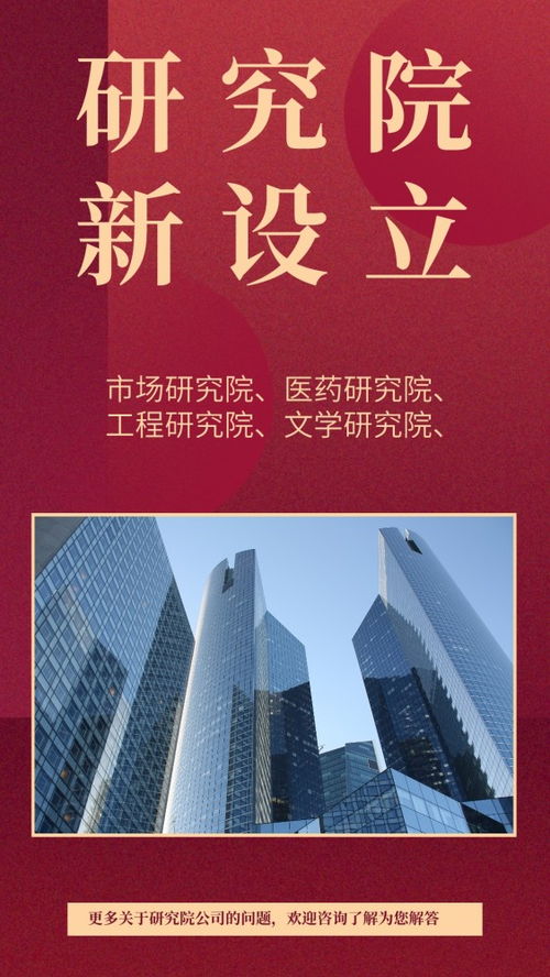 研究院的設立與字號名稱和行業解析